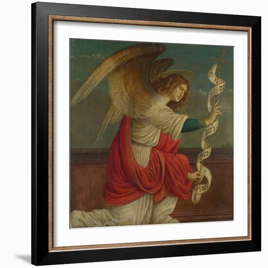 Archangel Gabriel (Panel from an Altarpiece: the Annunciatio), before 1511-Gaudenzio Ferrari-Framed Giclee Print