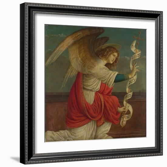 Archangel Gabriel (Panel from an Altarpiece: the Annunciatio), before 1511-Gaudenzio Ferrari-Framed Giclee Print