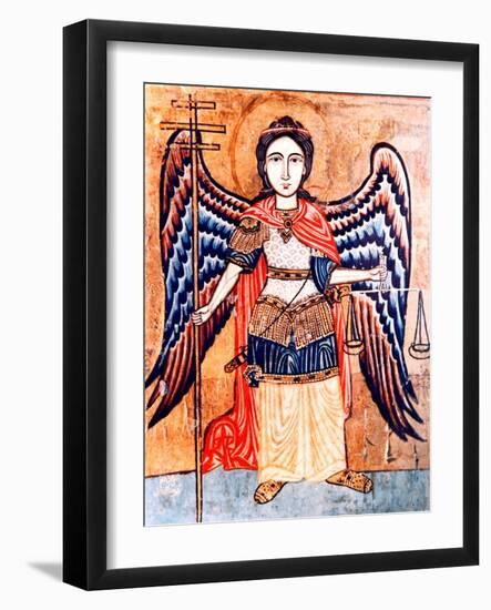 Archangel Michael Holding the Scales of Judgement-null-Framed Giclee Print