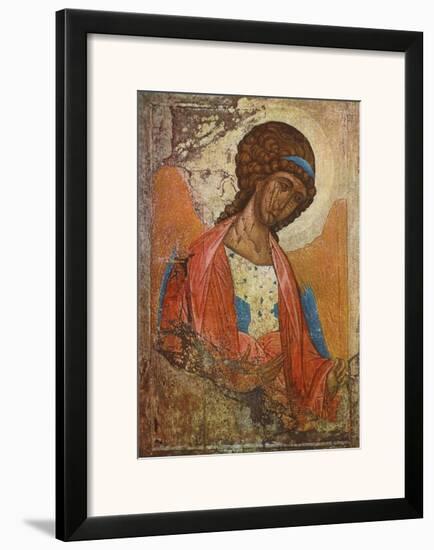 Archangel Michael-Andrei Rubljew-Framed Art Print