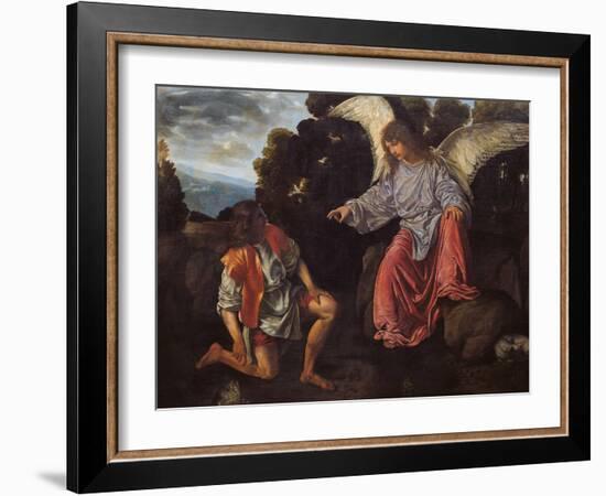 Archangel Raphael and Tobias (Tobias and the Angel)-Giovanni Girolamo-Framed Giclee Print