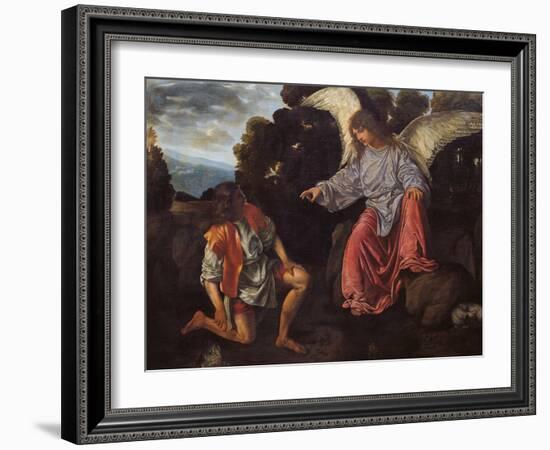 Archangel Raphael and Tobias (Tobias and the Angel)-Giovanni Girolamo-Framed Giclee Print