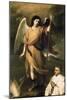 Archangel Raphael with Bishop Domonte-Bartolome Esteban Murillo-Mounted Giclee Print