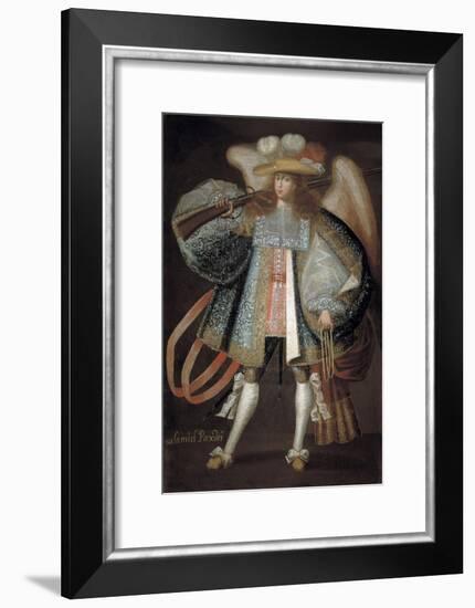 Archangel with Musket, Early 18th Century-Maestro de Calamarca-Framed Giclee Print