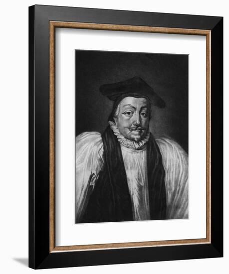 Archbishop William Laud (1573-1645) Illustration from 'Portraits of Characters Illustrious in Briti-null-Framed Giclee Print