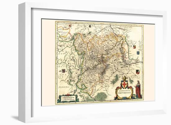 Archbishopric Of Trier-Willem Janszoon Blaeu-Framed Art Print