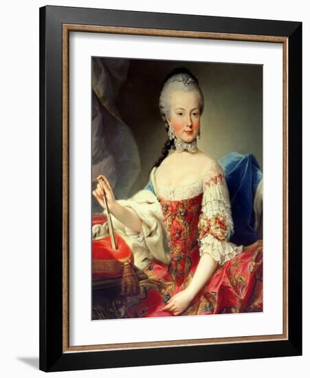 Archduchess Maria Amalia Habsburg-Lothringen,-Martin van Meytens-Framed Giclee Print