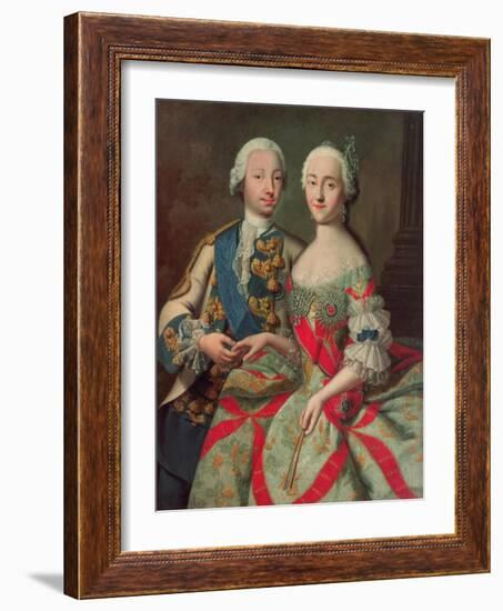 Archduchess Maria Caroline of Austria (1752-1814) Daughter of Emperor Francis I (1708-65)-Jean-Etienne Liotard-Framed Giclee Print