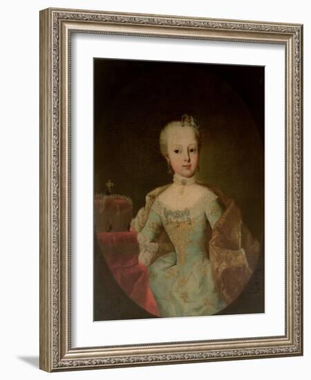 Archduchess Maria Josepha Habsburg-Lothringen (1751-67), Twelveth Child of Empress Maria Theresa Of-Martin II Mytens or Meytens-Framed Giclee Print