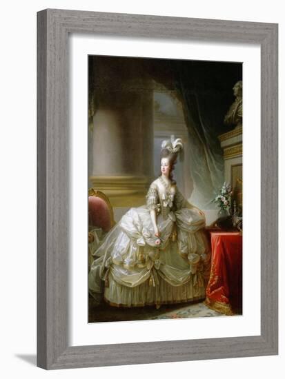 Archduchess Marie Antoinette (1755-1793), Queen of France - Marie Louise Elisabeth Vigee-Lebrun (17-Elisabeth Louise Vigee-LeBrun-Framed Giclee Print