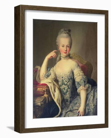 Archduchess Marie Antoinette Habsburg-Lotharingen (1755-93)-Martin van Meytens-Framed Giclee Print