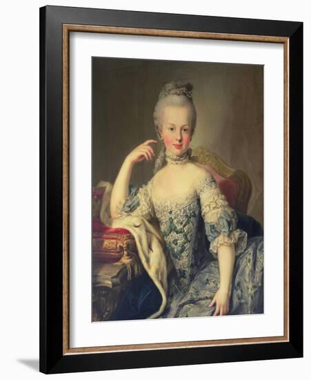 Archduchess Marie Antoinette Habsburg-Lotharingen (1755-93)-Martin van Meytens-Framed Giclee Print