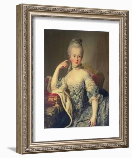 Archduchess Marie Antoinette Habsburg-Lotharingen (1755-93)-Martin van Meytens-Framed Giclee Print