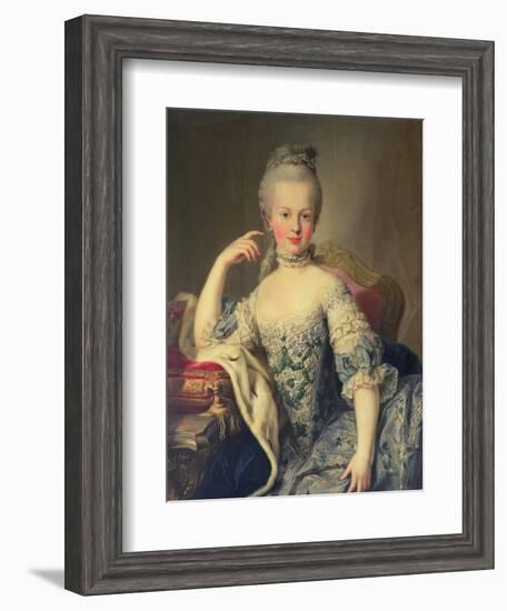 Archduchess Marie Antoinette Habsburg-Lotharingen (1755-93)-Martin van Meytens-Framed Giclee Print