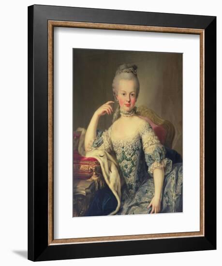 Archduchess Marie Antoinette Habsburg-Lotharingen (1755-93)-Martin van Meytens-Framed Giclee Print