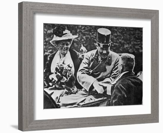 Archduke Franz Ferdinand and His Wife Sophie-Robert Hunt-Framed Photographic Print