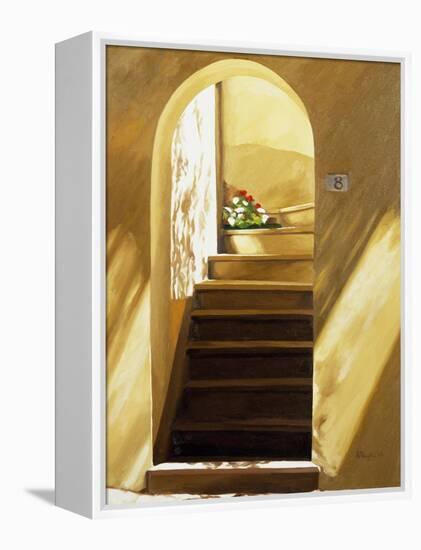 Arched Doorway-Helen J. Vaughn-Framed Premier Image Canvas