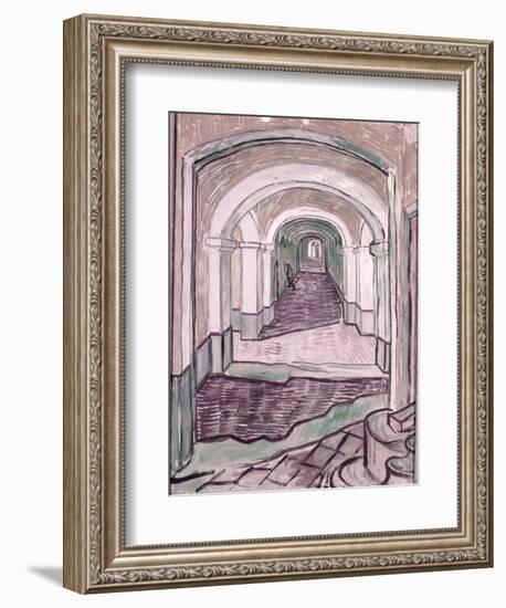 Arched Hallway-Vincent van Gogh-Framed Giclee Print