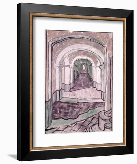 Arched Hallway-Vincent van Gogh-Framed Giclee Print