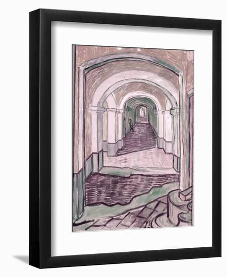 Arched Hallway-Vincent van Gogh-Framed Giclee Print