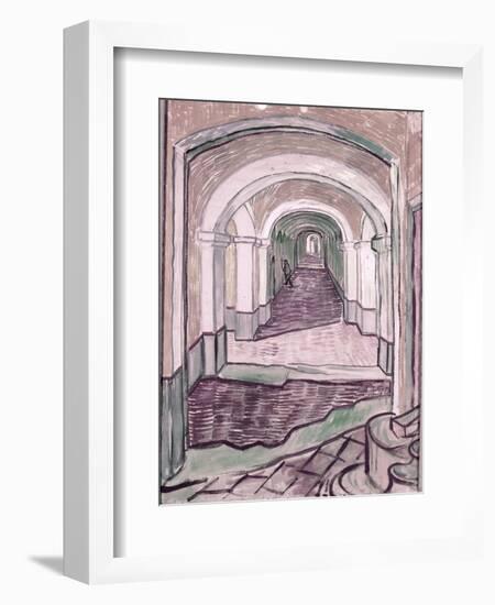 Arched Hallway-Vincent van Gogh-Framed Giclee Print