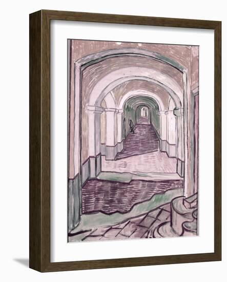 Arched Hallway-Vincent van Gogh-Framed Giclee Print