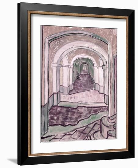 Arched Hallway-Vincent van Gogh-Framed Giclee Print