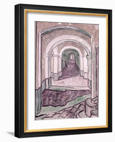 Arched Hallway-Vincent van Gogh-Framed Giclee Print