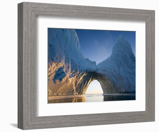 Arched Iceberg in Ililussat-Paul Souders-Framed Photographic Print