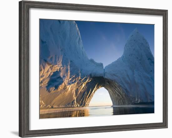 Arched Iceberg in Ililussat-Paul Souders-Framed Photographic Print