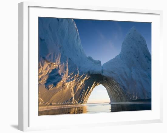 Arched Iceberg in Ililussat-Paul Souders-Framed Photographic Print