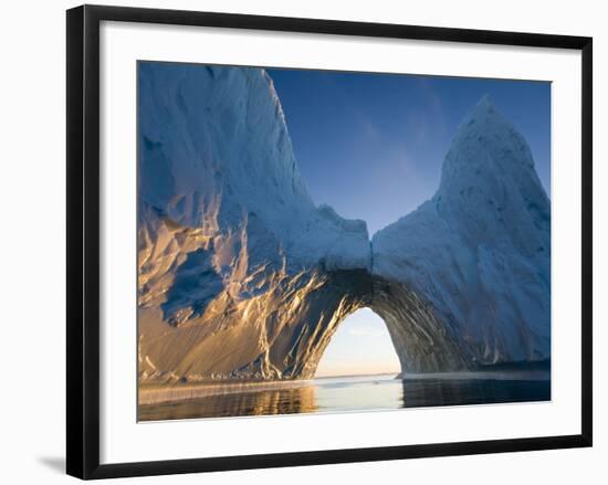 Arched Iceberg in Ililussat-Paul Souders-Framed Photographic Print