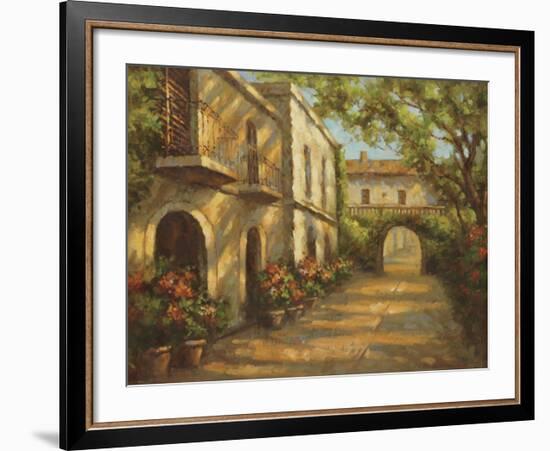 Arched Passageway-Enrique Bolo-Framed Art Print