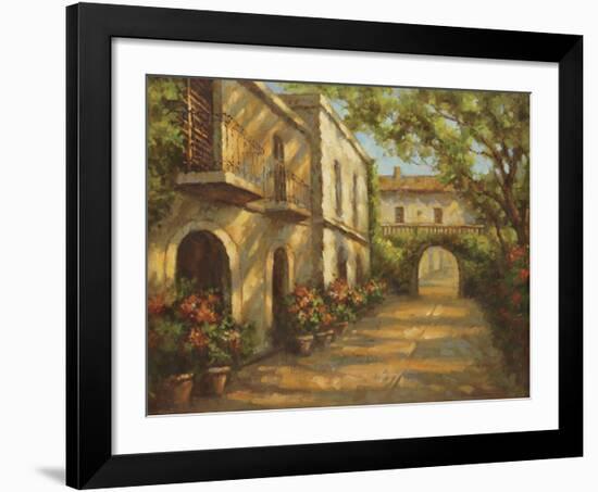 Arched Passageway-Enrique Bolo-Framed Art Print