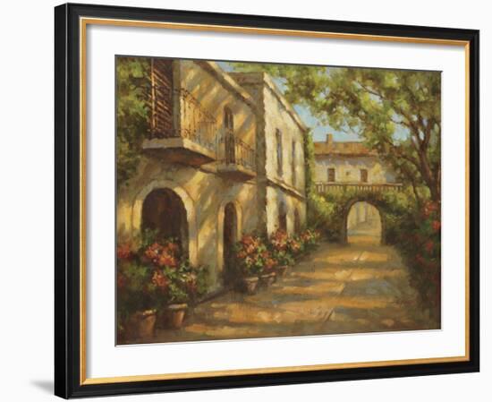 Arched Passageway-Enrique Bolo-Framed Art Print