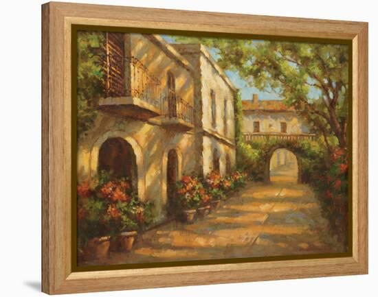 Arched Passageway-Enrique Bolo-Framed Stretched Canvas