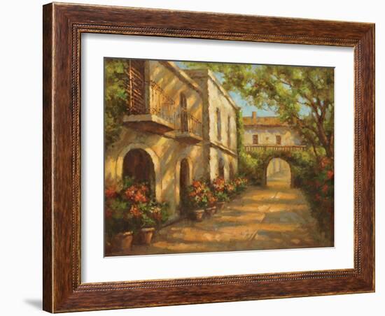 Arched Passageway-Enrique Bolo-Framed Art Print