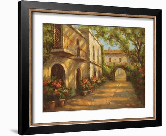 Arched Passageway-Enrique Bolo-Framed Art Print