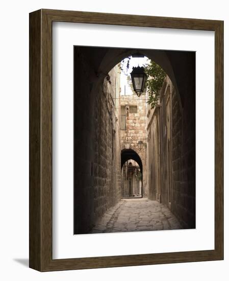 Arched Streets of Old Town Al-Jdeida, Aleppo (Haleb), Syria, Middle East-Christian Kober-Framed Premium Photographic Print