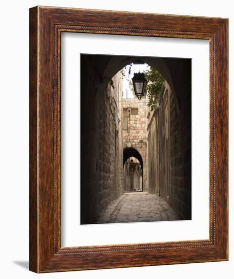 Arched Streets of Old Town Al-Jdeida, Aleppo (Haleb), Syria, Middle East-Christian Kober-Framed Premium Photographic Print