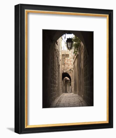 Arched Streets of Old Town Al-Jdeida, Aleppo (Haleb), Syria, Middle East-Christian Kober-Framed Photographic Print