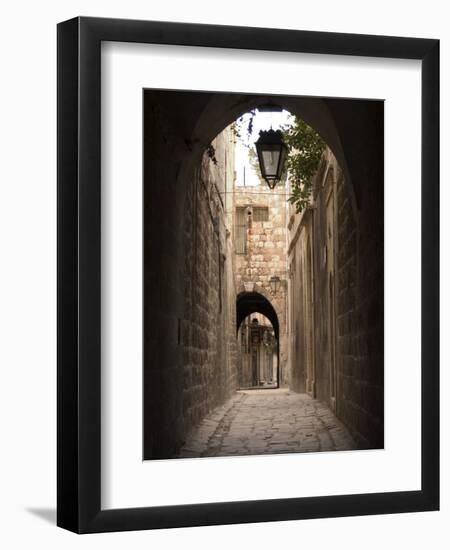 Arched Streets of Old Town Al-Jdeida, Aleppo (Haleb), Syria, Middle East-Christian Kober-Framed Photographic Print