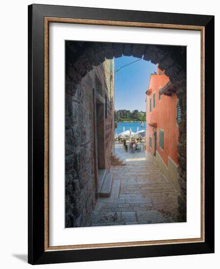 Arched Walkway, Adriatic Sea, Rovigno, Croatia-Adam Jones-Framed Photographic Print