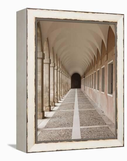 Arched Walkway, the Royal Palace, Aranjuez, Spain-Walter Bibikow-Framed Premier Image Canvas