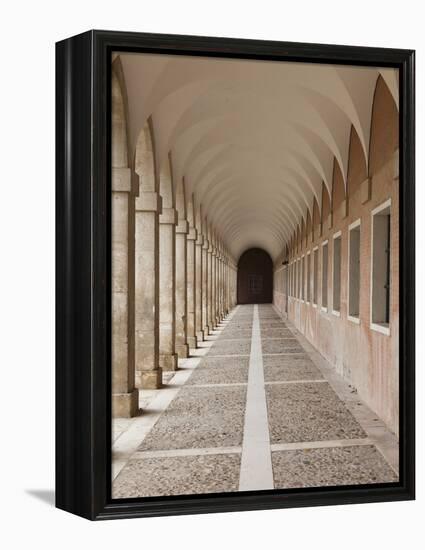 Arched Walkway, the Royal Palace, Aranjuez, Spain-Walter Bibikow-Framed Premier Image Canvas