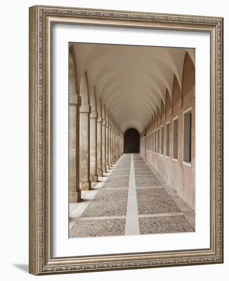 Arched Walkway, the Royal Palace, Aranjuez, Spain-Walter Bibikow-Framed Photographic Print