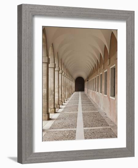 Arched Walkway, the Royal Palace, Aranjuez, Spain-Walter Bibikow-Framed Photographic Print