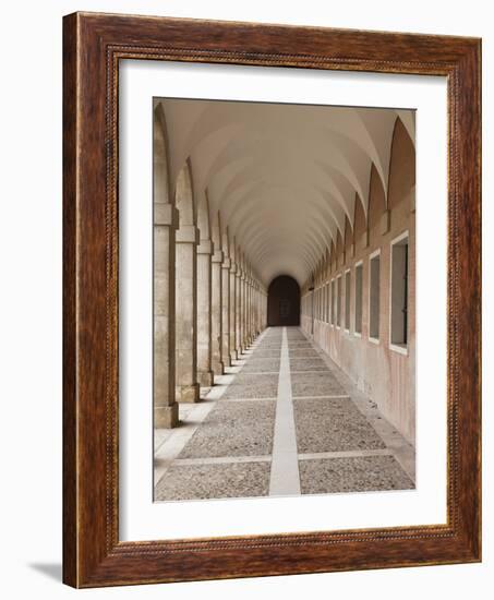 Arched Walkway, the Royal Palace, Aranjuez, Spain-Walter Bibikow-Framed Photographic Print