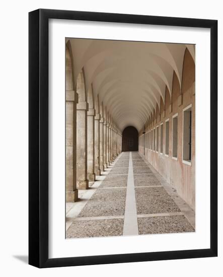 Arched Walkway, the Royal Palace, Aranjuez, Spain-Walter Bibikow-Framed Photographic Print