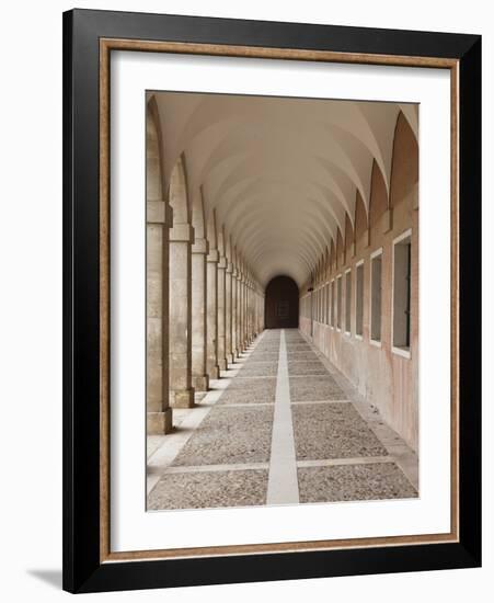 Arched Walkway, the Royal Palace, Aranjuez, Spain-Walter Bibikow-Framed Photographic Print